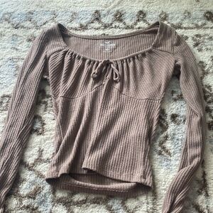 Brown Hollister Long Sleeve